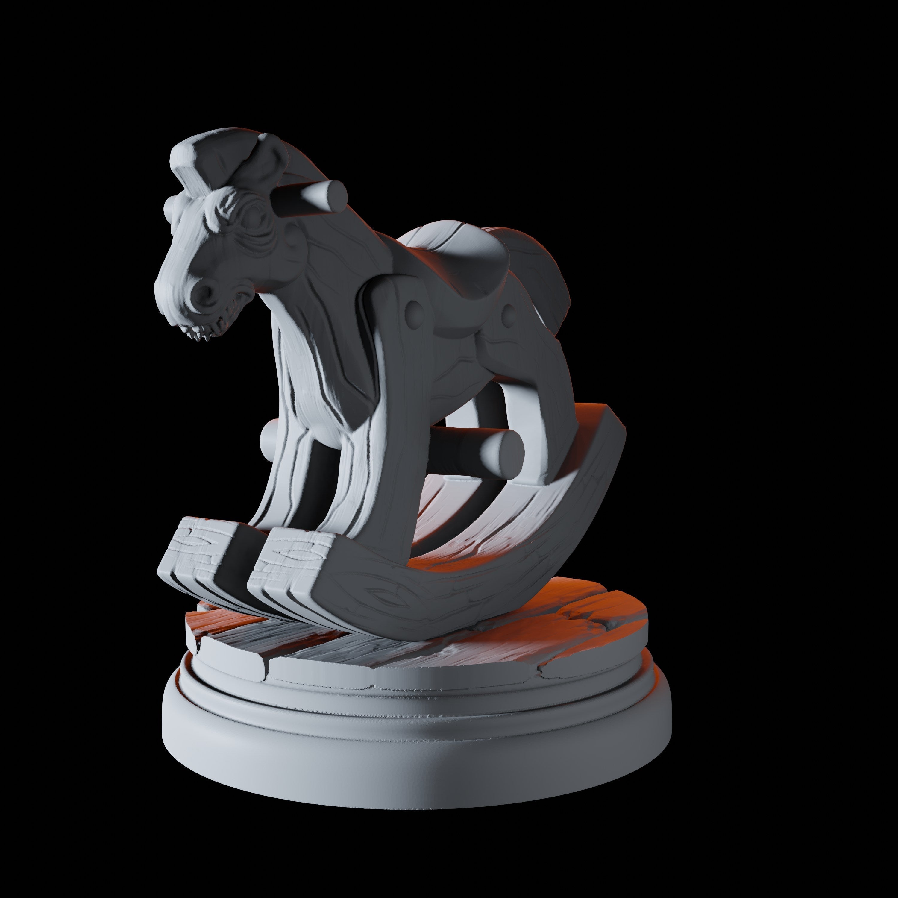 Evil Rocking Horse Miniature for Dungeons and Dragons - Myth Forged