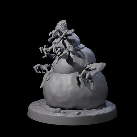 Evil Snowman Miniature for Dungeons and Dragons, Pathfinder or other TTRPGs