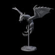 Evil Wyvern B Miniature for Dungeons and Dragons, Pathfinder or other TTRPGs