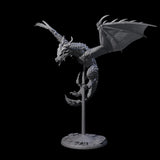 Evil Wyvern B Miniature for Dungeons and Dragons, Pathfinder or other TTRPGs