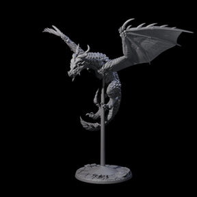 Evil Wyvern B Miniature for Dungeons and Dragons, Pathfinder or other TTRPGs