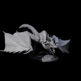 Evil Wyvern C Miniature for Dungeons and Dragons, Pathfinder or other TTRPGs