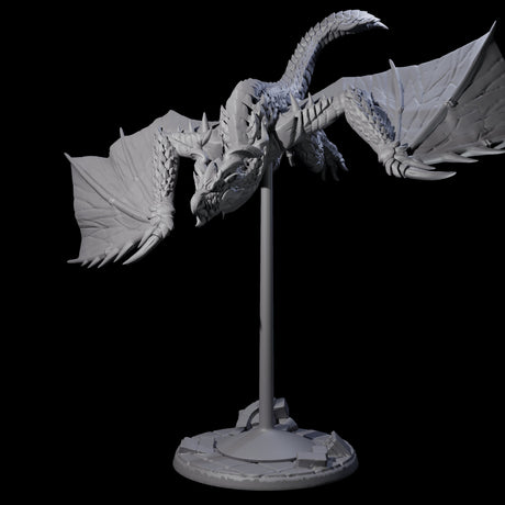 Evil Wyvern D Miniature for Dungeons and Dragons, Pathfinder or other TTRPGs