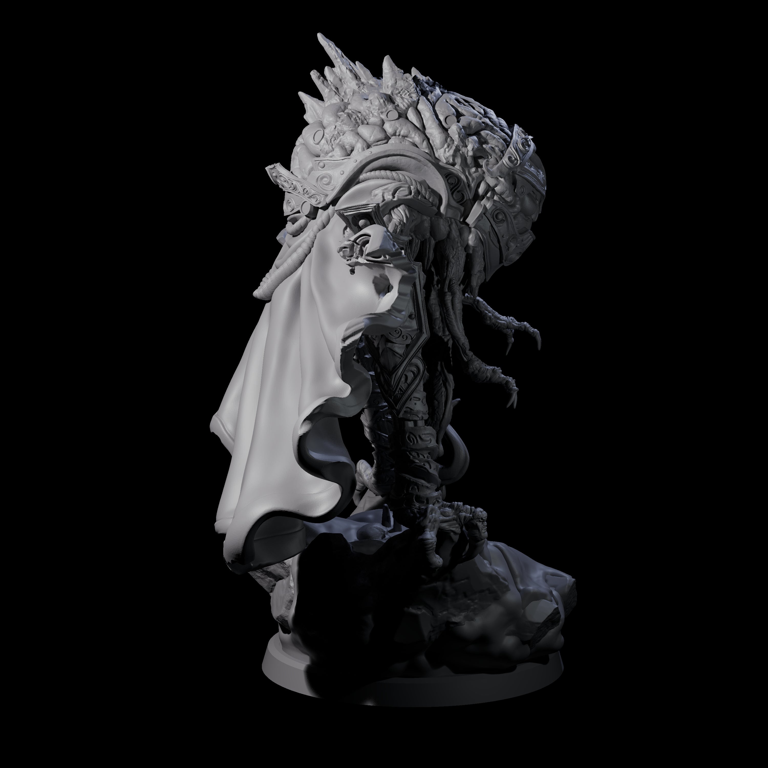 Evolved Intellect Devourer A Miniature for Dungeons and Dragons, Pathfinder or other TTRPGs