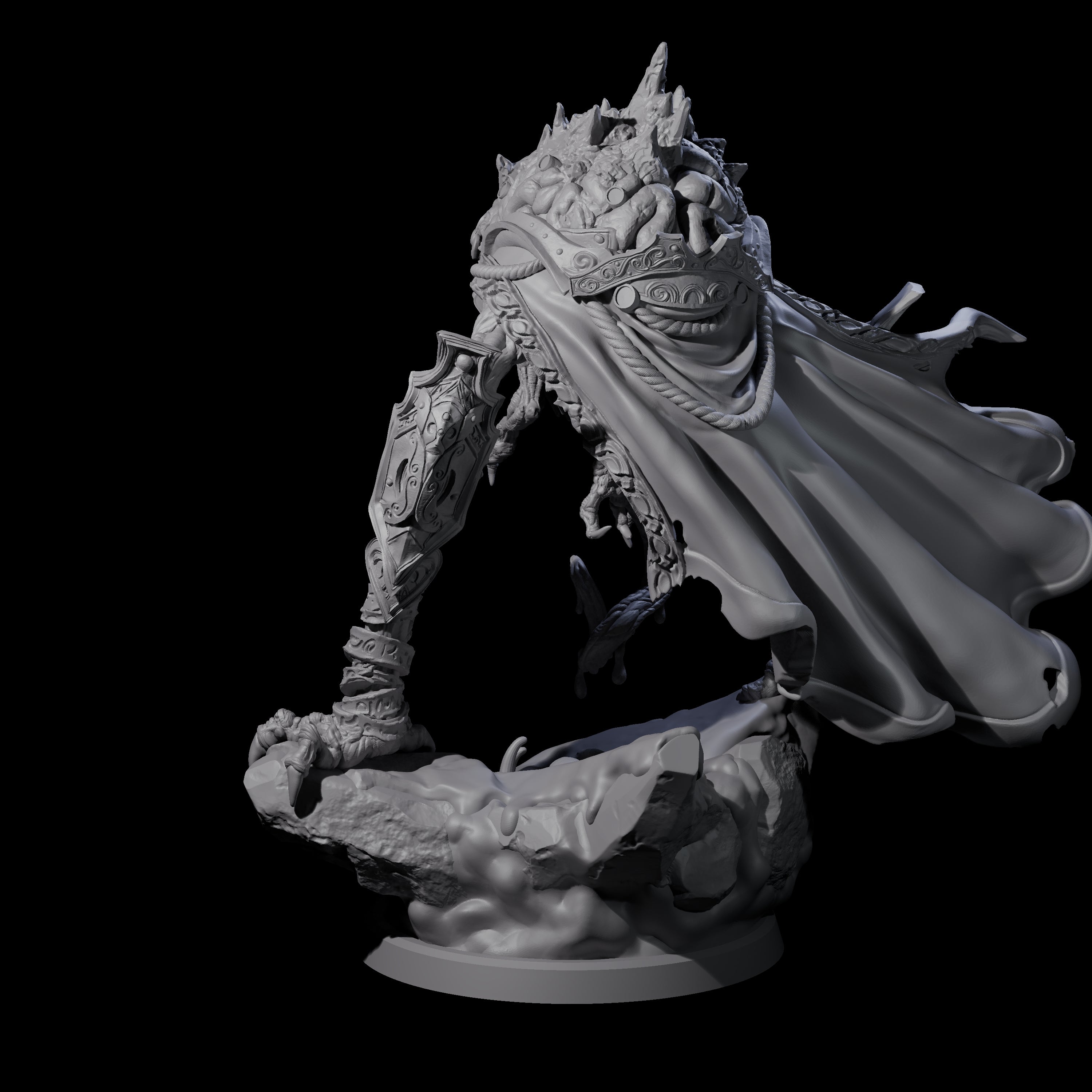 Evolved Intellect Devourer A Miniature for Dungeons and Dragons, Pathfinder or other TTRPGs