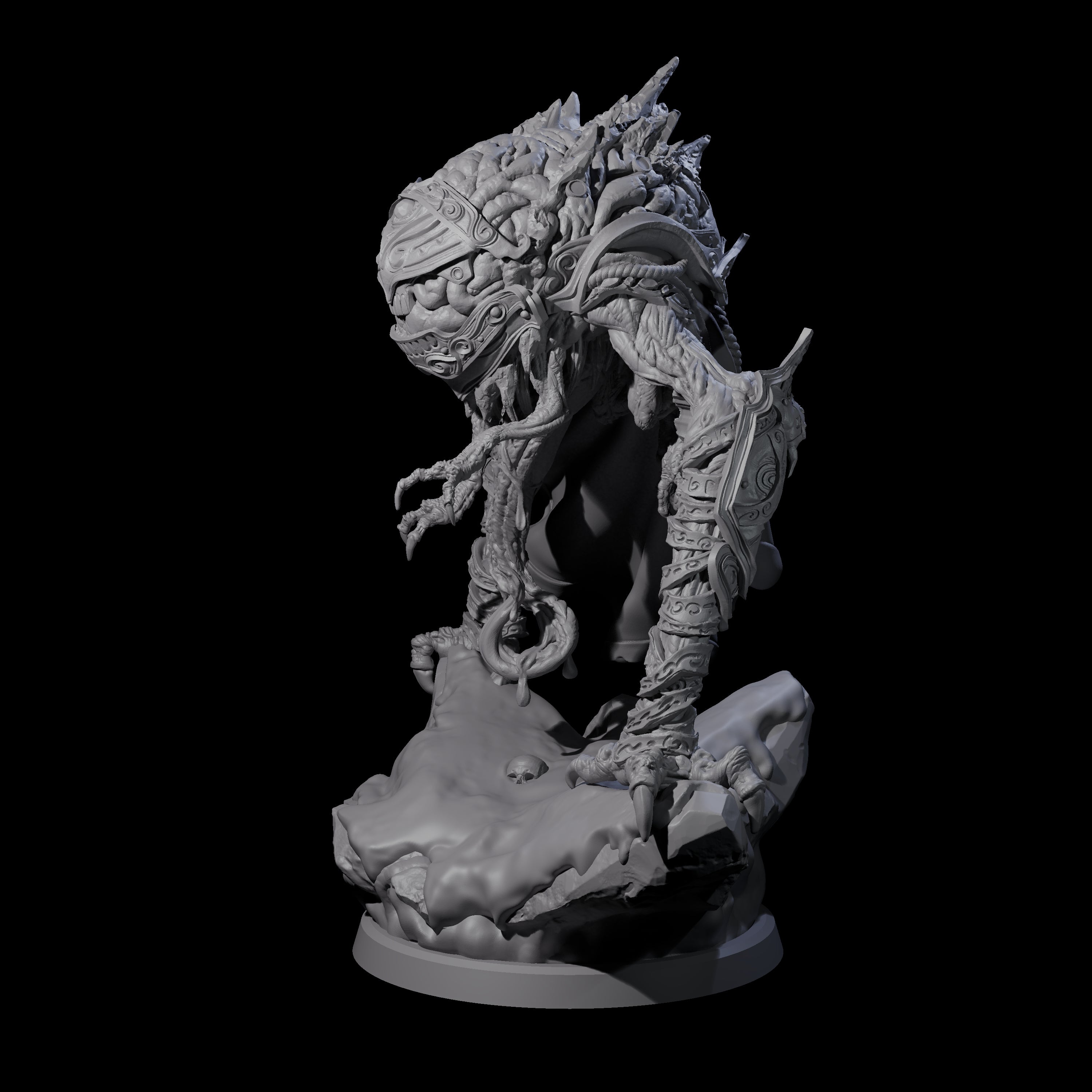 Evolved Intellect Devourer A Miniature for Dungeons and Dragons, Pathfinder or other TTRPGs