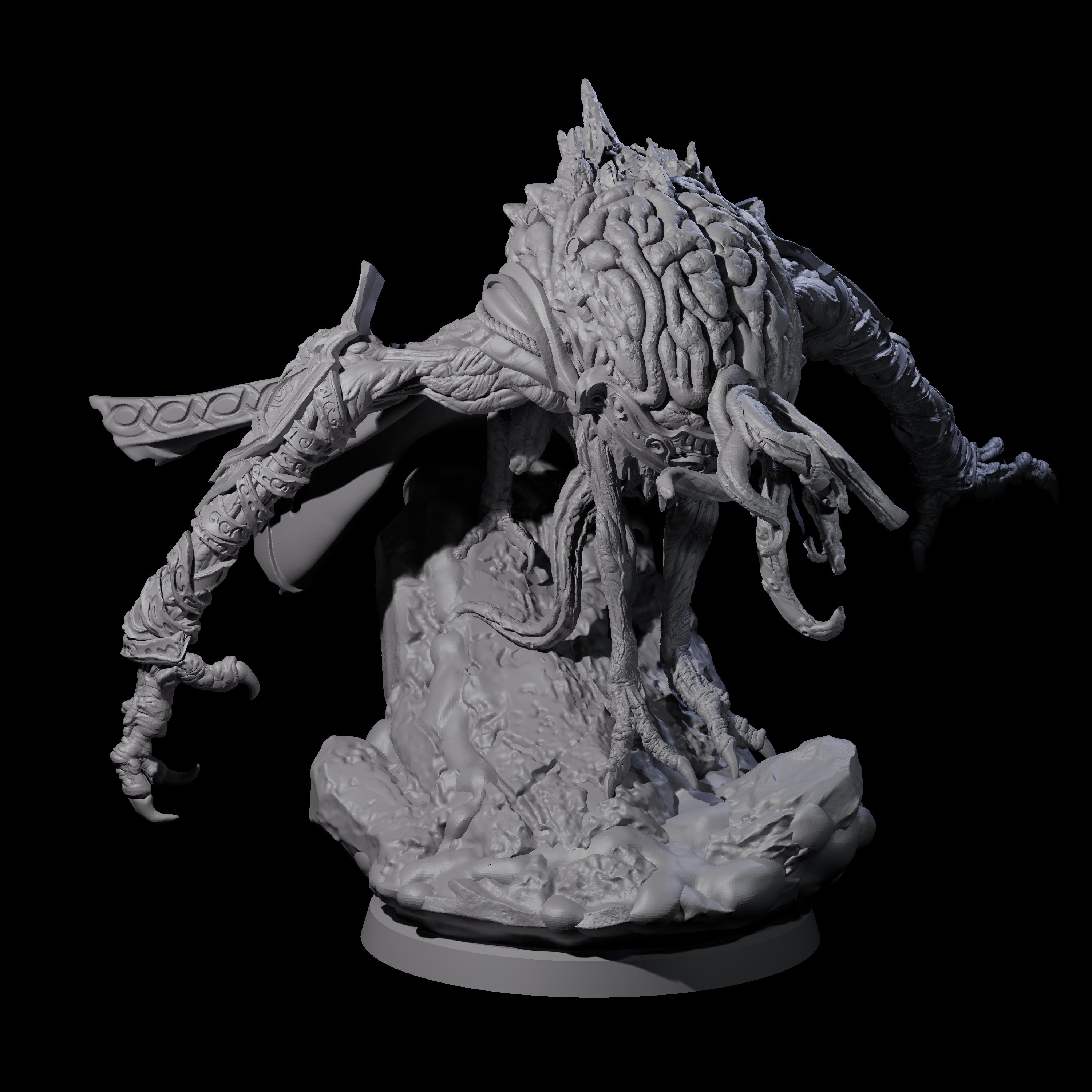 Evolved Intellect Devourer B Miniature for Dungeons and Dragons, Pathfinder or other TTRPGs