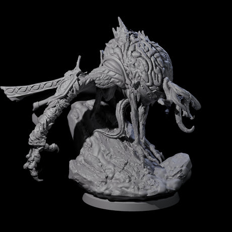 Evolved Intellect Devourer B Miniature for Dungeons and Dragons, Pathfinder or other TTRPGs