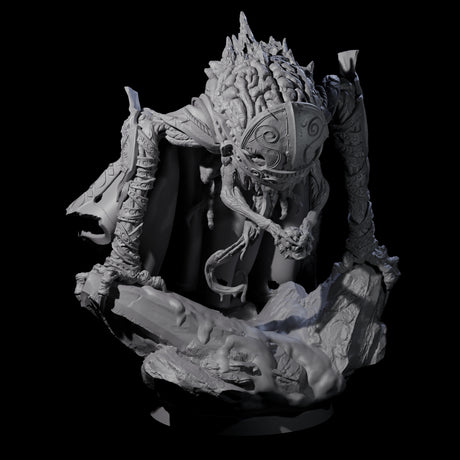 Evolved Intellect Devourer C Miniature for Dungeons and Dragons, Pathfinder or other TTRPGs