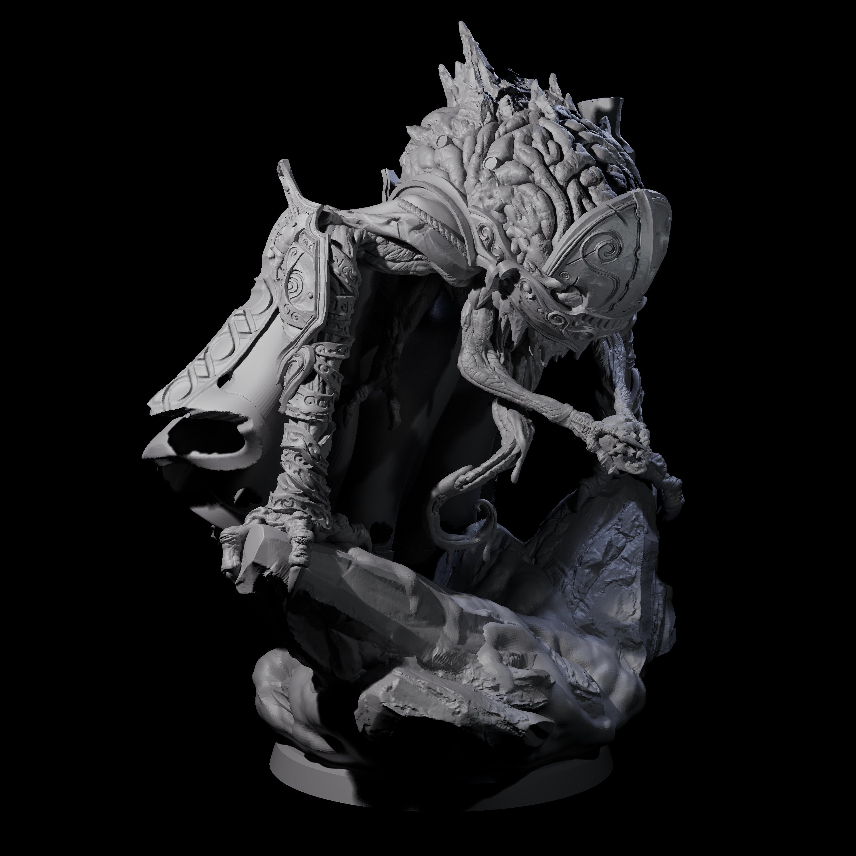 Evolved Intellect Devourer C Miniature for Dungeons and Dragons, Pathfinder or other TTRPGs