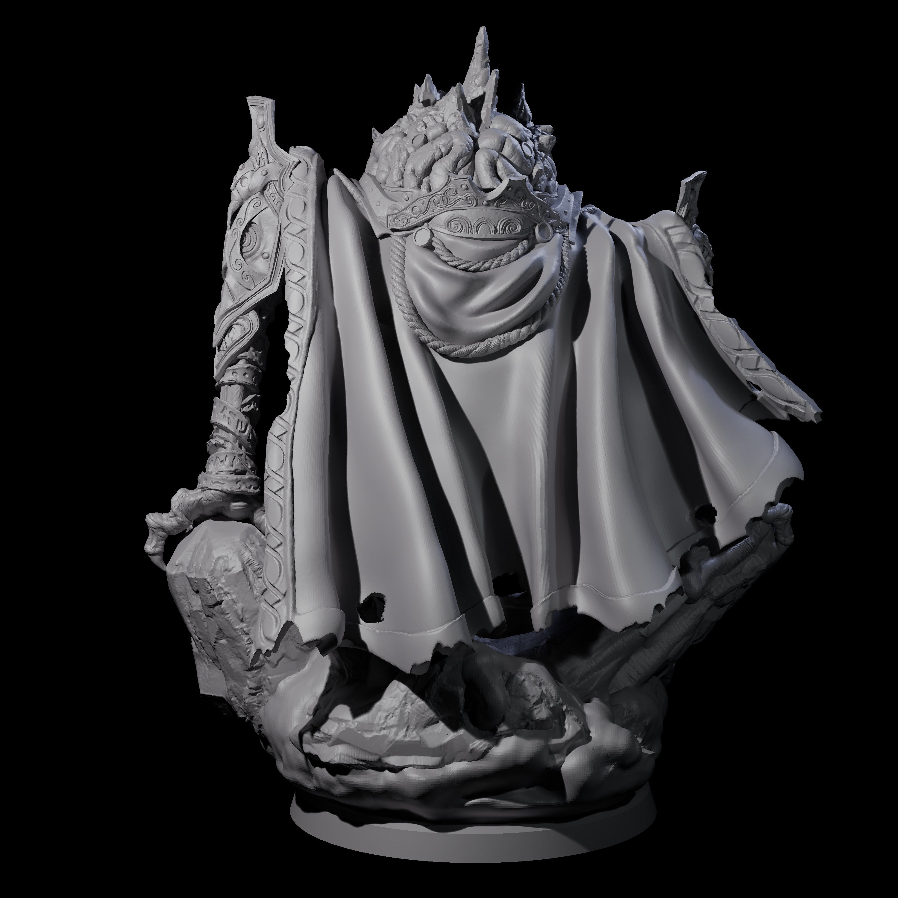 Evolved Intellect Devourer C Miniature for Dungeons and Dragons, Pathfinder or other TTRPGs