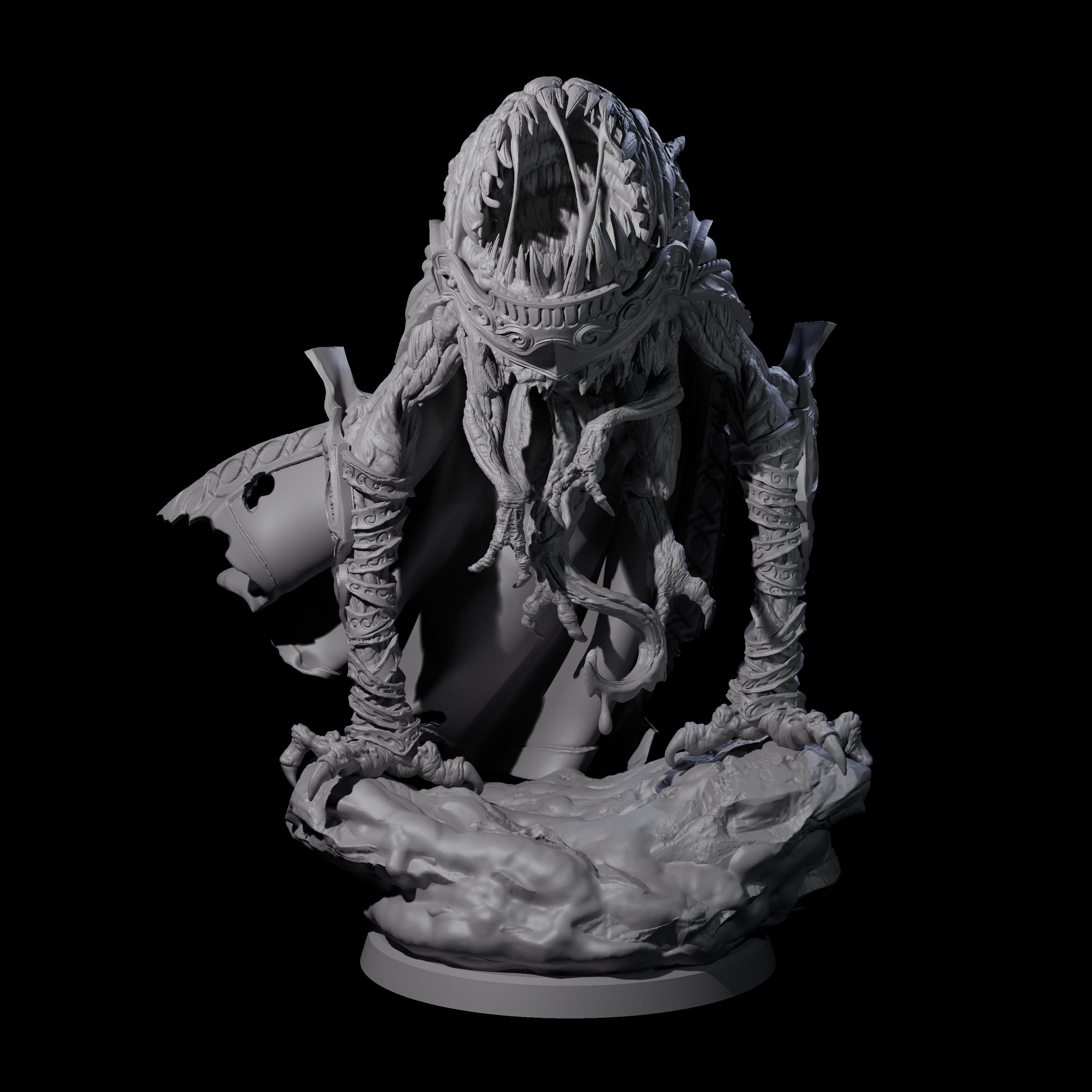 Evolved Intellect Devourer D Miniature for Dungeons and Dragons, Pathfinder or other TTRPGs