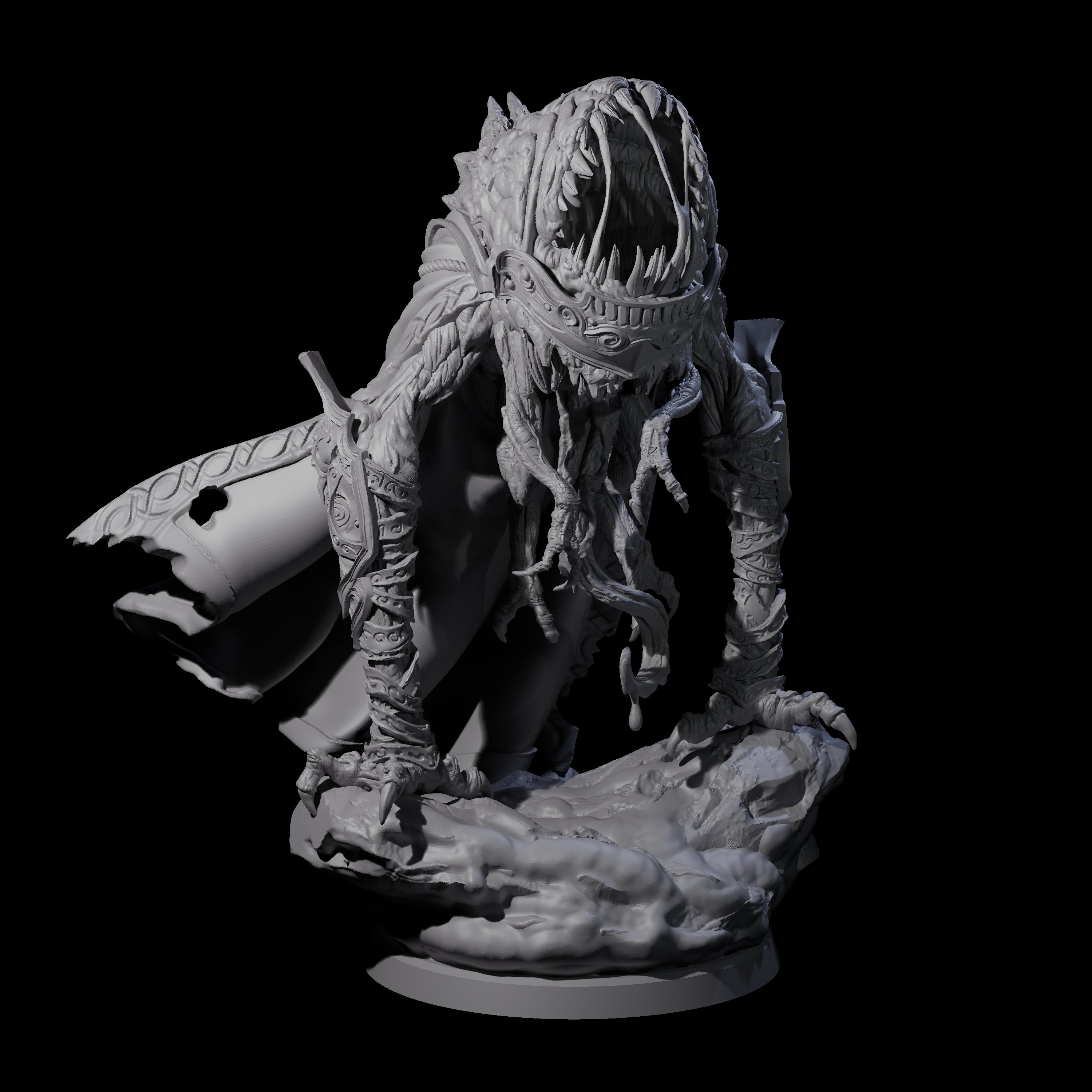 Evolved Intellect Devourer D Miniature for Dungeons and Dragons, Pathfinder or other TTRPGs