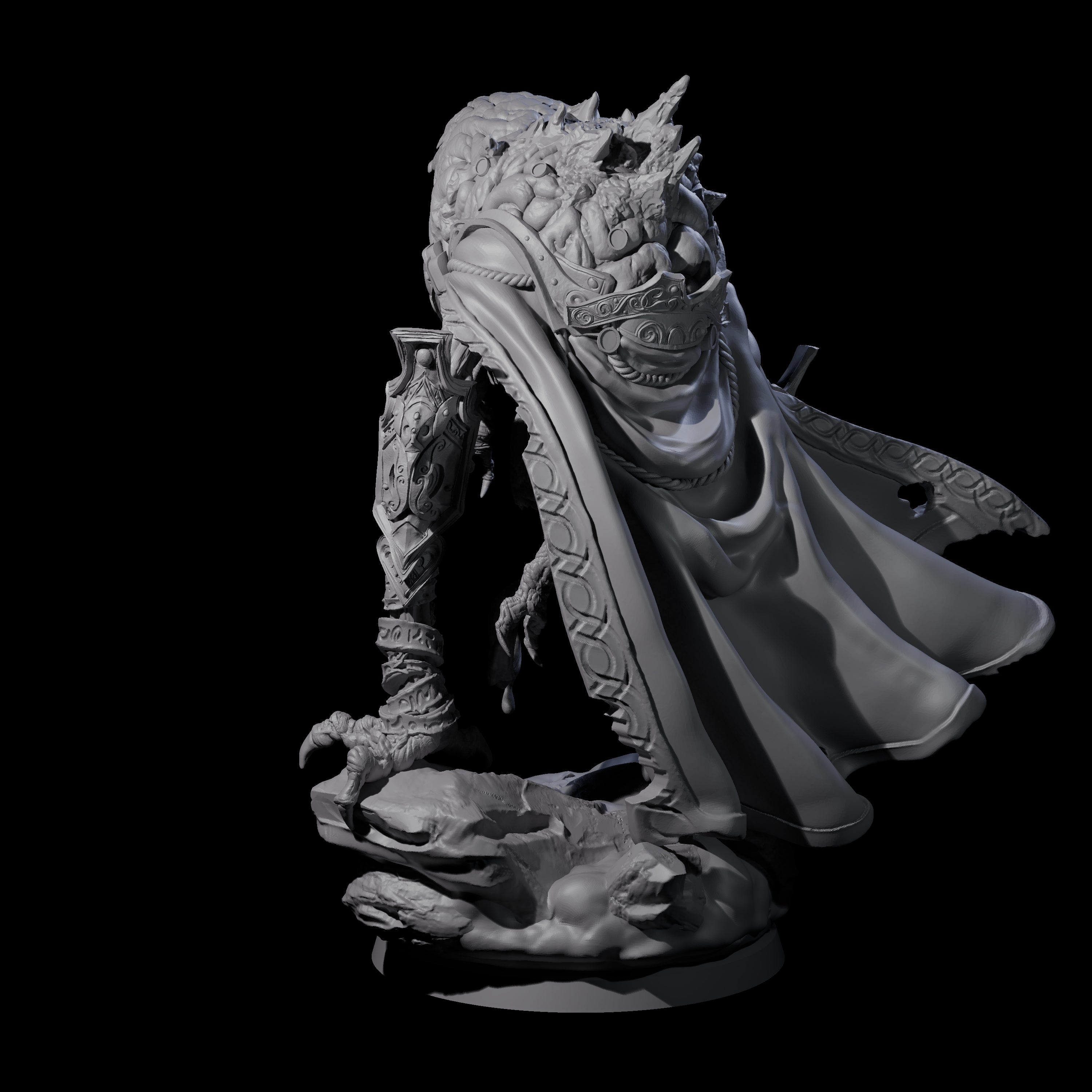 Evolved Intellect Devourer D Miniature for Dungeons and Dragons, Pathfinder or other TTRPGs
