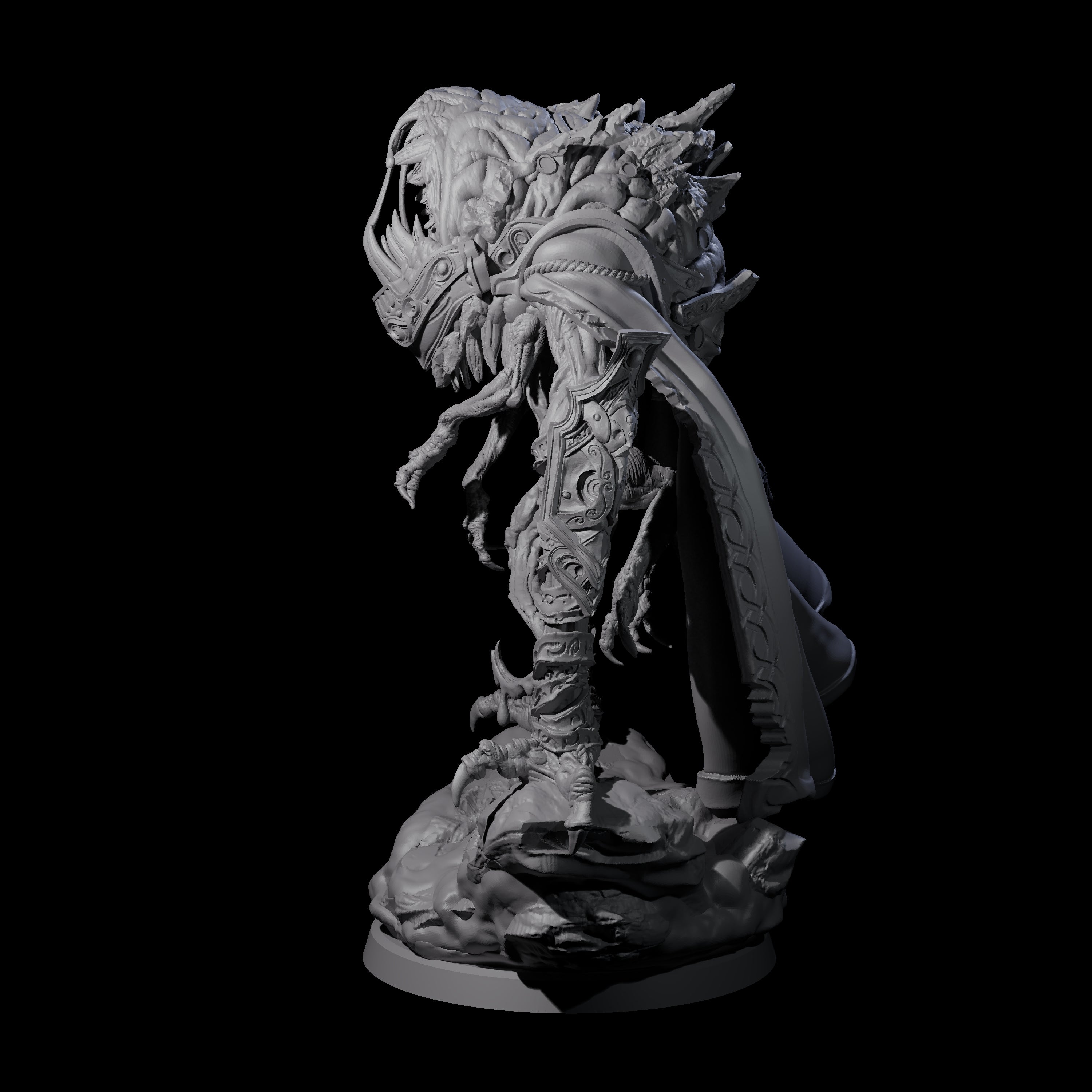 Evolved Intellect Devourer D Miniature for Dungeons and Dragons, Pathfinder or other TTRPGs