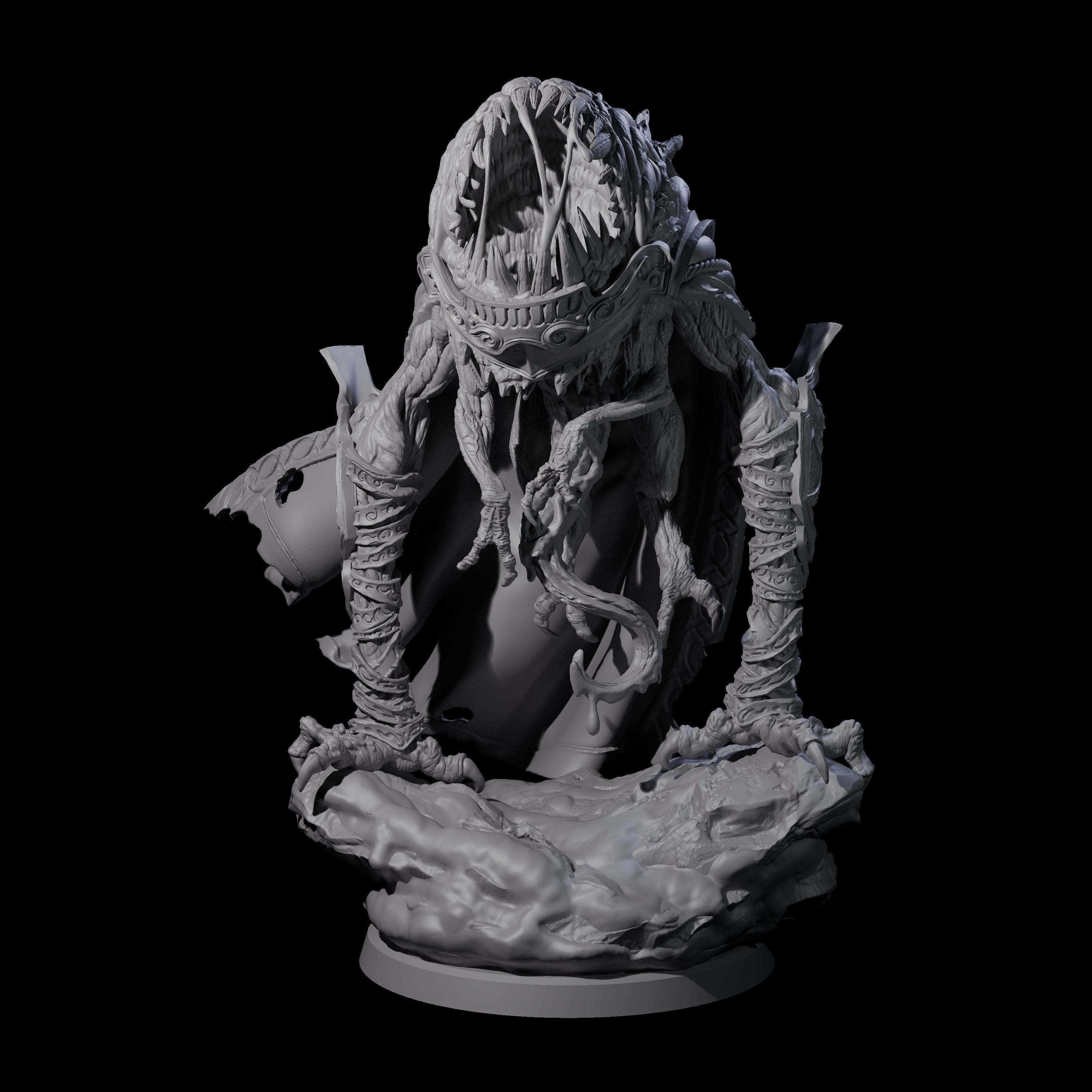Evolved Intellect Devourer D Miniature for Dungeons and Dragons, Pathfinder or other TTRPGs