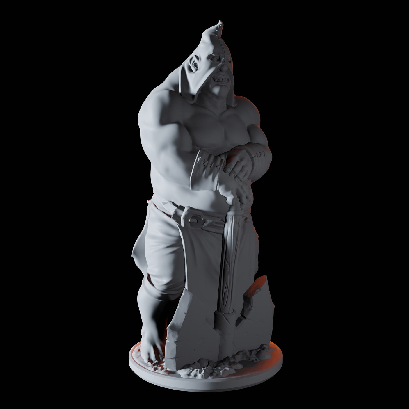 Executioner Miniature for Dungeons and Dragons, Pathfinder or other TTRPGs