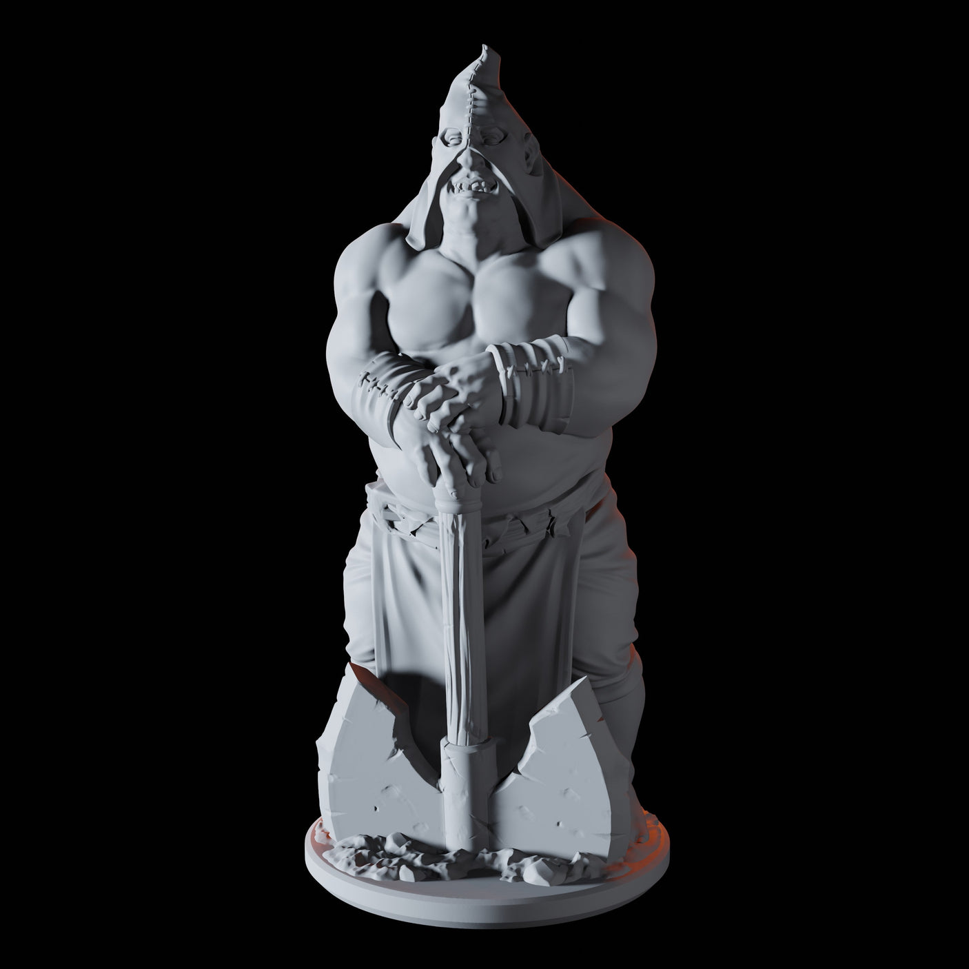 Executioner Miniature for Dungeons and Dragons, Pathfinder or other TTRPGs
