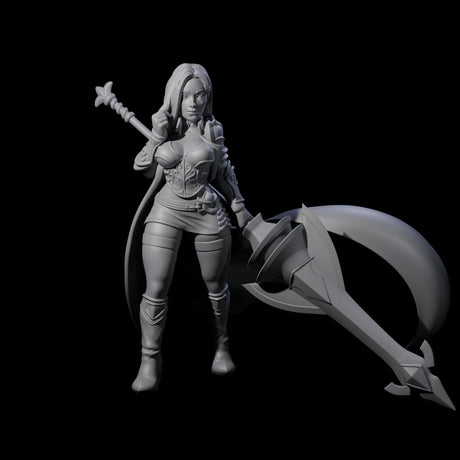 Experienced Lance Fighter Miniature for Dungeons and Dragons, Pathfinder or other TTRPGs