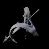 Experienced Lance Fighter Miniature for Dungeons and Dragons, Pathfinder or other TTRPGs