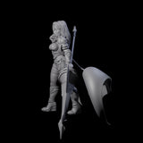Experienced Lance Fighter Miniature for Dungeons and Dragons, Pathfinder or other TTRPGs