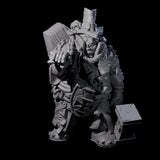Experienced Ogre Witchhunter Miniature for Dungeons and Dragons, Pathfinder or other TTRPGs