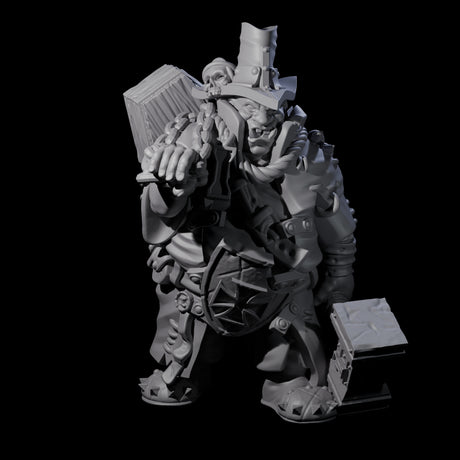 Experienced Ogre Witchhunter Miniature for Dungeons and Dragons, Pathfinder or other TTRPGs
