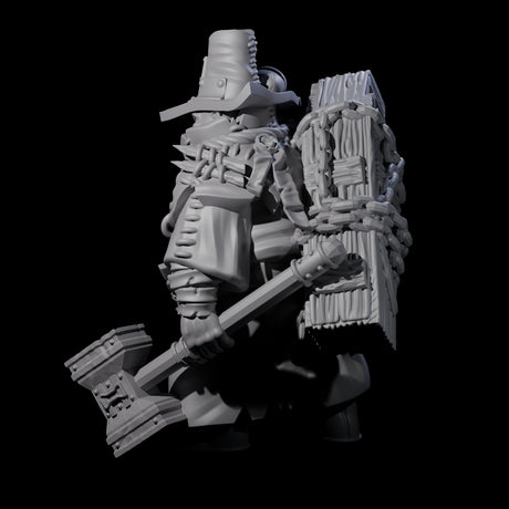 Experienced Ogre Witchhunter Miniature for Dungeons and Dragons, Pathfinder or other TTRPGs