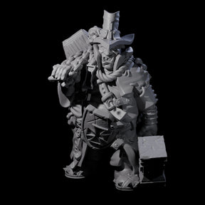 Experienced Ogre Witchhunter Miniature for Dungeons and Dragons, Pathfinder or other TTRPGs