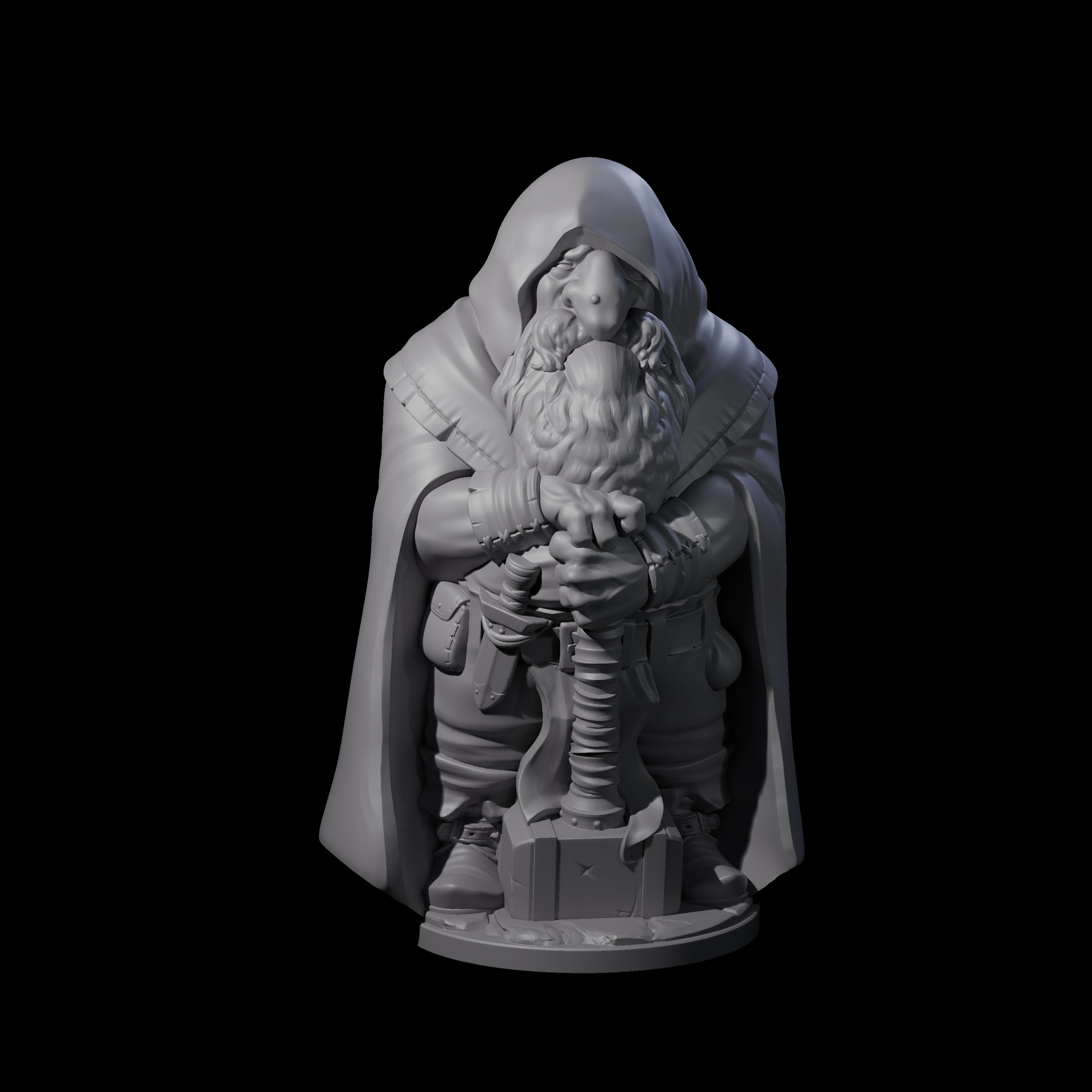 Exploring Dwarf Explorer A Miniature for Dungeons and Dragons, Pathfinder or other TTRPGs