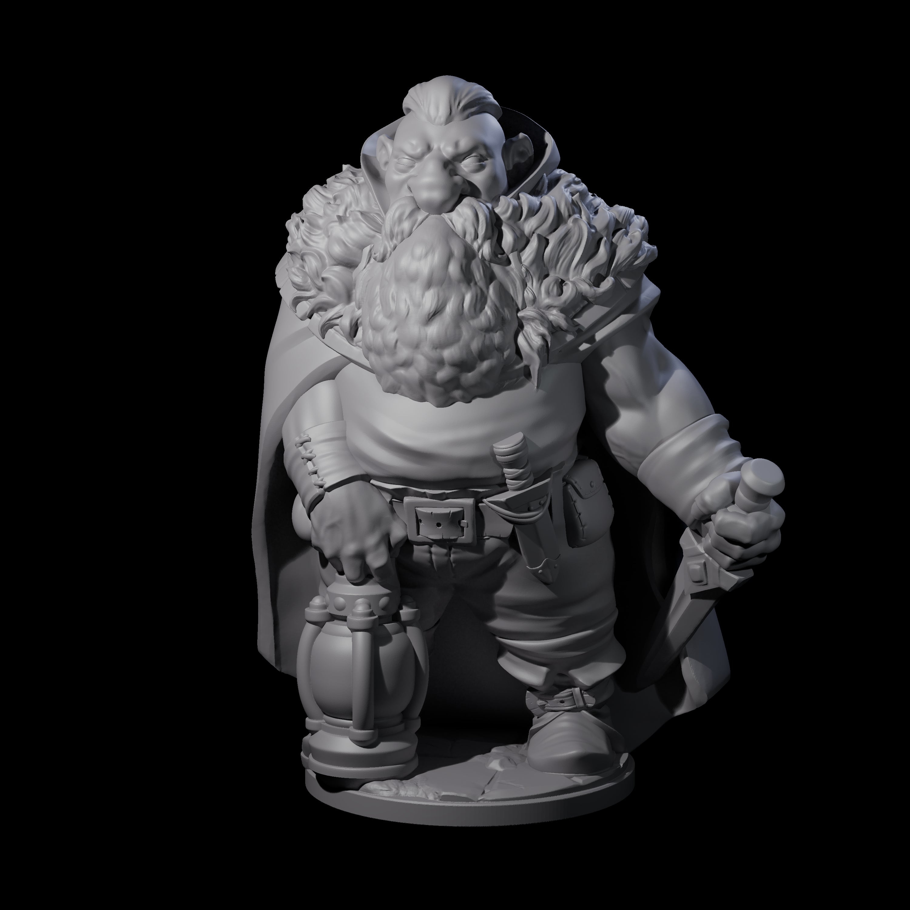 Exploring Dwarf Explorer C Miniature for Dungeons and Dragons, Pathfinder or other TTRPGs