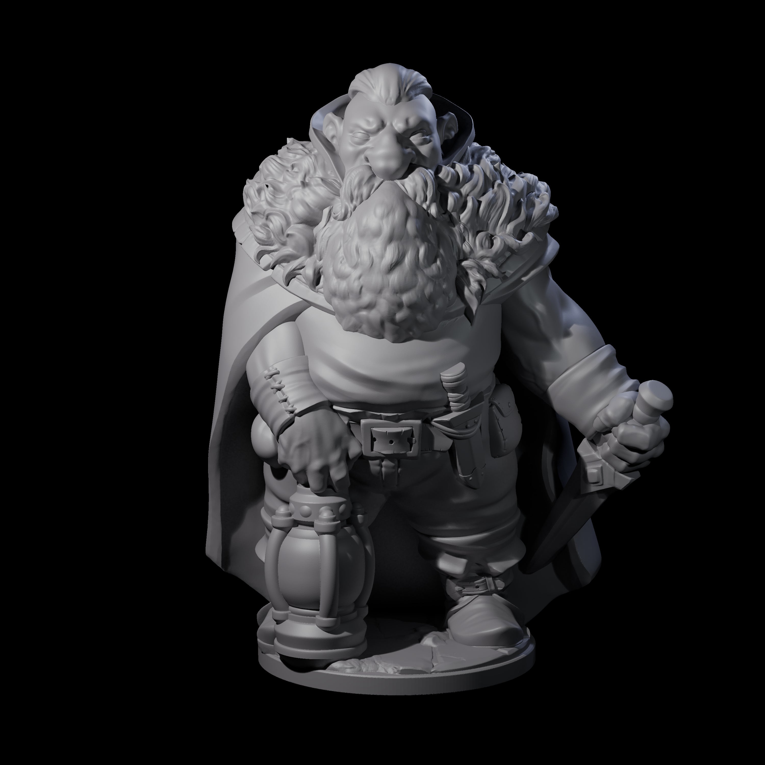 Exploring Dwarf Explorer C Miniature for Dungeons and Dragons, Pathfinder or other TTRPGs