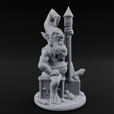 Explosive Goblin Alchemist Miniature for Dungeons and Dragons, Pathfinder or other TTRPGs