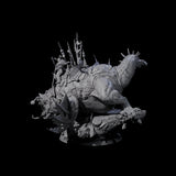 Eye Stalk Beast Rider Miniature for Dungeons and Dragons, Pathfinder or other TTRPGs