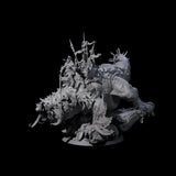 Eye Stalk Beast Rider Miniature for Dungeons and Dragons, Pathfinder or other TTRPGs