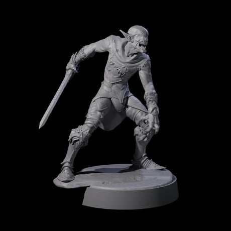 Eyeless Ghoul A Miniature for Dungeons and Dragons, Pathfinder or other TTRPGs