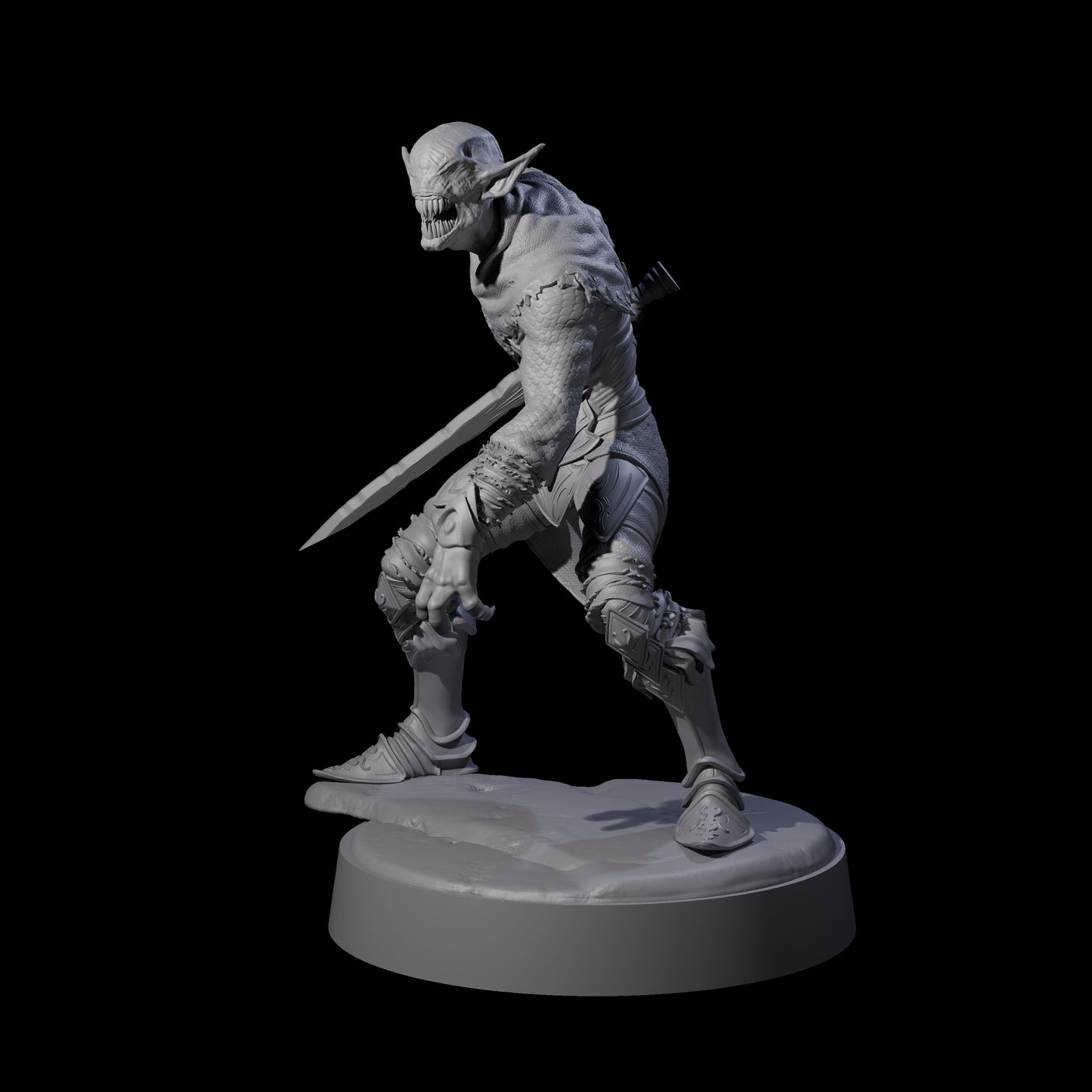 Eyeless Ghoul A Miniature for Dungeons and Dragons, Pathfinder or other TTRPGs