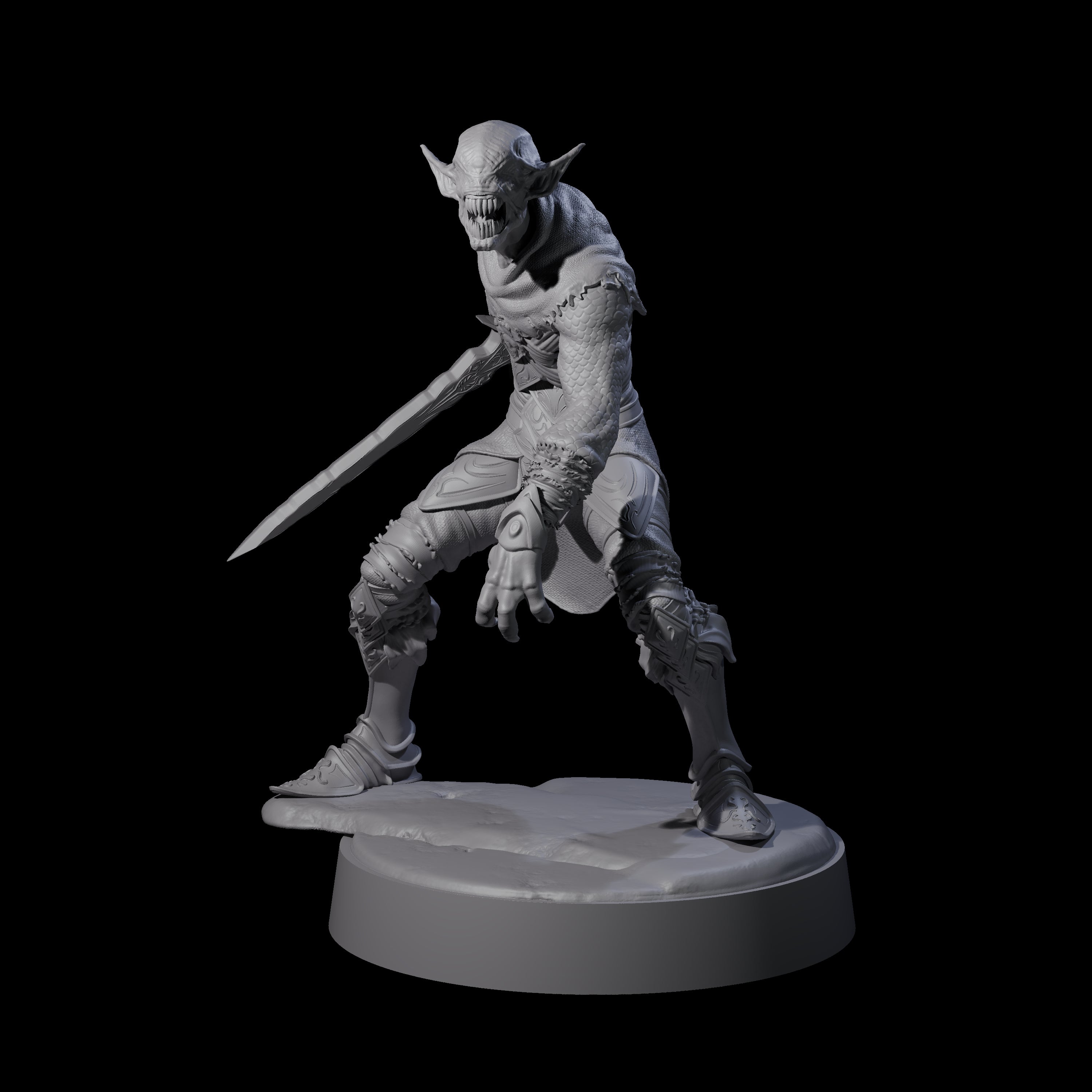 Eyeless Ghoul A Miniature for Dungeons and Dragons, Pathfinder or other TTRPGs