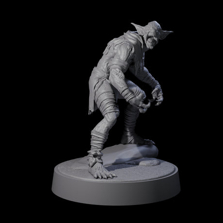 Eyeless Morlock Wretch C Miniature for Dungeons and Dragons, Pathfinder or other TTRPGs