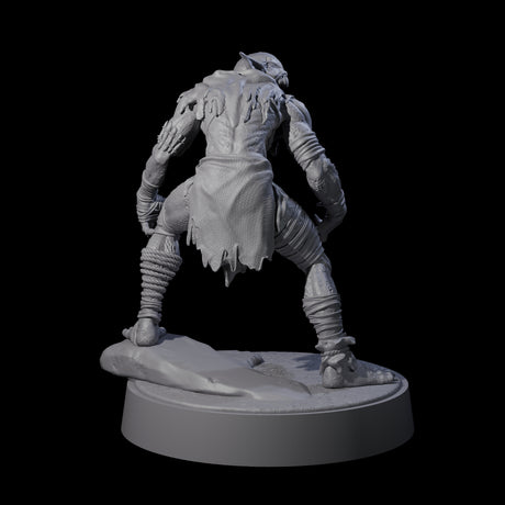 Eyeless Morlock Wretch C Miniature for Dungeons and Dragons, Pathfinder or other TTRPGs