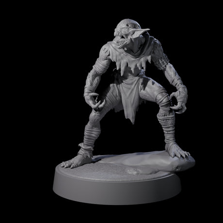 Eyeless Morlock Wretch C Miniature for Dungeons and Dragons, Pathfinder or other TTRPGs