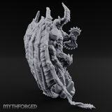 Wings Spread Menacing Demon Lord Miniature for Dungeons and Dragons, Pathfinder or other TTRPGs