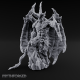 Wings Spread Menacing Demon Lord Miniature for Dungeons and Dragons, Pathfinder or other TTRPGs