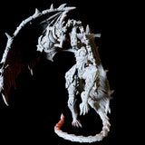 Faceless Winged Demon Miniature for Dungeons and Dragons, Pathfinder or other TTRPGs