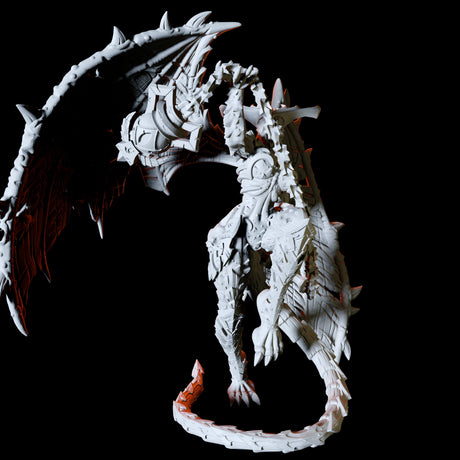 Faceless Winged Demon Miniature for Dungeons and Dragons, Pathfinder or other TTRPGs