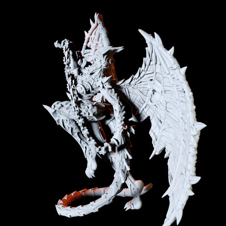 Faceless Winged Demon Miniature for Dungeons and Dragons, Pathfinder or other TTRPGs