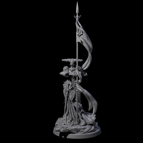 Fallen Aasimar Paladin A Miniature for Dungeons and Dragons, Pathfinder or other TTRPGs