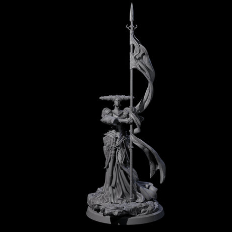 Fallen Aasimar Paladin A Miniature for Dungeons and Dragons, Pathfinder or other TTRPGs