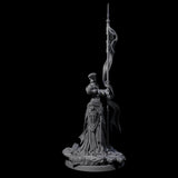 Fallen Aasimar Paladin A Miniature for Dungeons and Dragons, Pathfinder or other TTRPGs