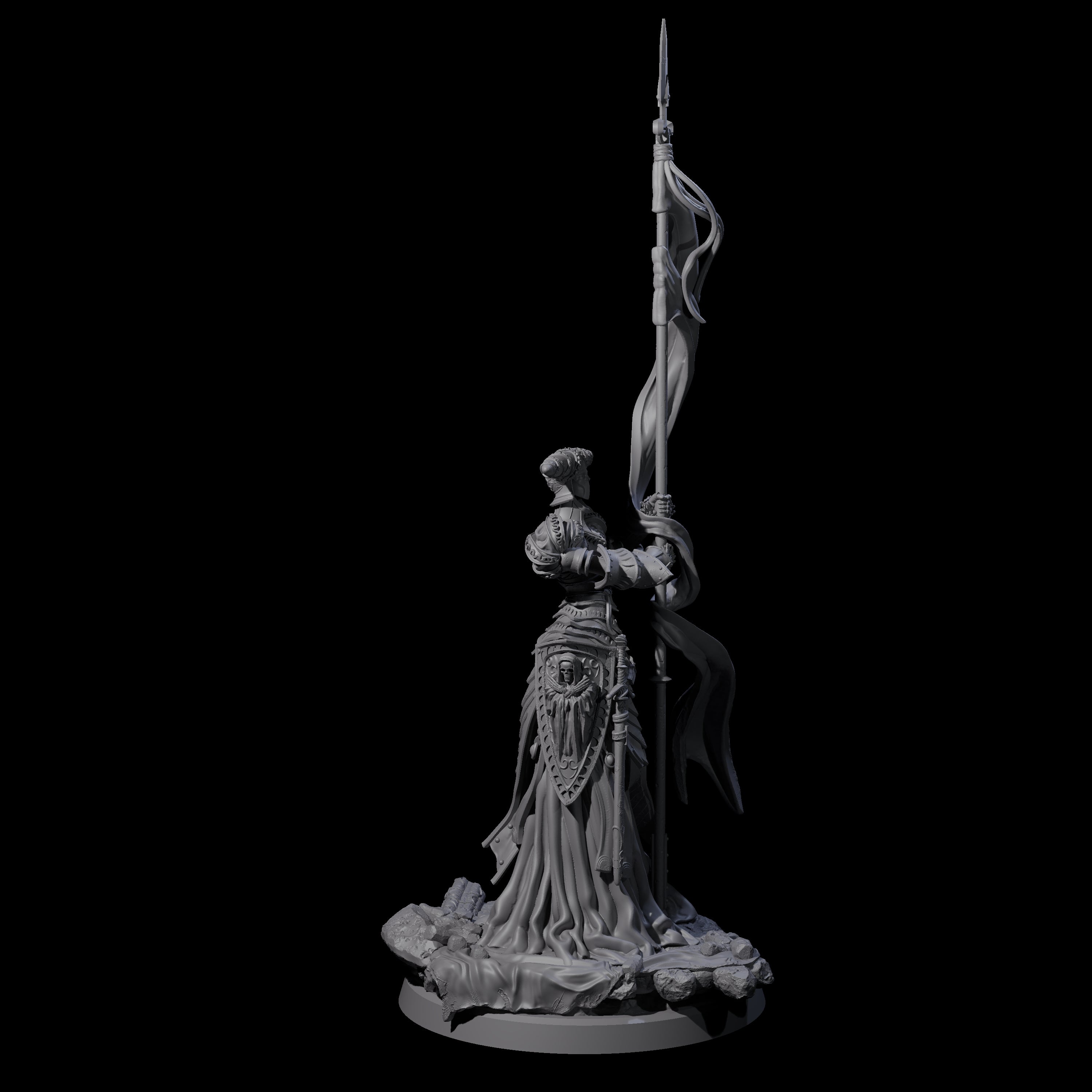 Fallen Aasimar Paladin A Miniature for Dungeons and Dragons, Pathfinder or other TTRPGs